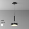 Миниатюра фото потолочный светодиодный светильник maytoni zon c032cl-24w3k-rd-b | 220svet.ru